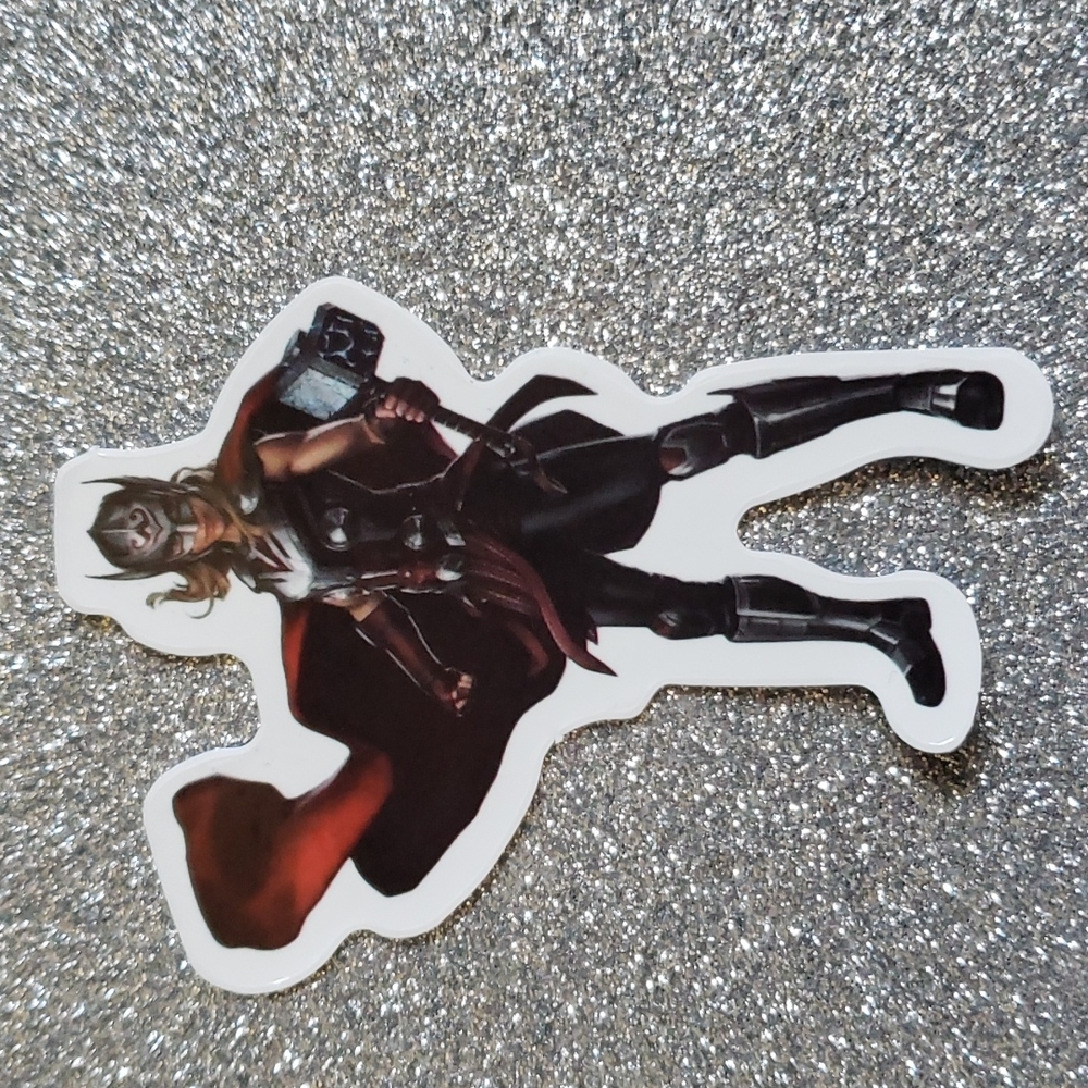 MARVEL Thor Waterproof Sticker JANE FOSTER Disney Comics